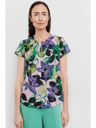 gerry weber γυναικεία μπλούζα με floral print - 360019-31408 πολύχρωμο