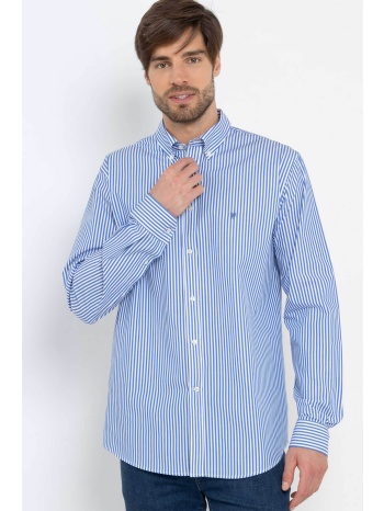 the bostonians ανδρικό πουκάμισο button down με ριγέ σχέδιο