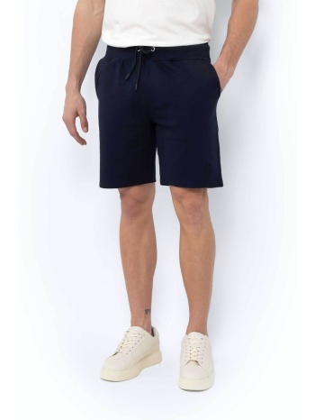 the bostonians ανδρικό μονόχρωμο σορτς με ελαστική μέση