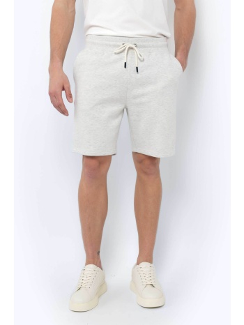 the bostonians ανδρικό μονόχρωμο σορτς με ελαστική μέση