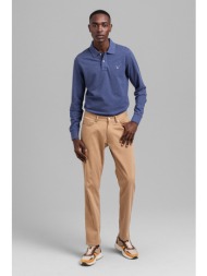gant ανδρικό casual παντελόνι slim fit `tech prep ™ bedford` - 1000338 μπεζ