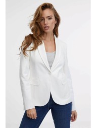 orsay γυναικείο μονόχρωμο σακάκι regular fit - 1000270-x11-4201 λευκό