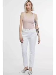 orsay γυναικείο τζην παντελόνι πεντάτσεπο boyfriend fit - 1000190-x00-0000 λευκό