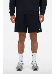 new balance ανδρικό σορτς `french terry` - ms41520 μαύρο