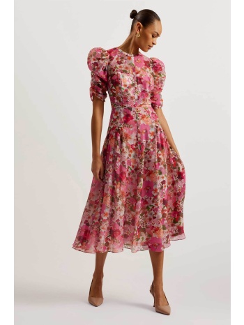ted baker γυναικείο mini φόρεμα με floral print `botani` 