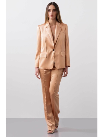 bcbgmaxazria γυναικείο σατέν σακάκι με λεπτομέρεια στην σε προσφορά