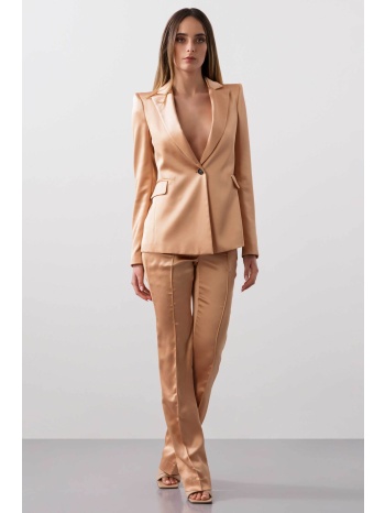 bcbgmaxazria γυναικείο κλασσικό σατέν σακάκι με βάτες  σε προσφορά