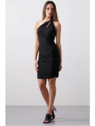 bcbgmaxazria γυναικείo mini φόρεμα με έναν ώμο - 23srd227pl10 μαύρο