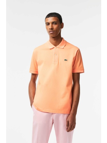 lacoste ανδρική πόλο μπλούζα με κεντημένο λογότυπο - l1212