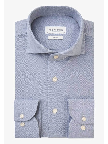 profuomo ανδρικό πουκάμισο knitted slim fit - ppvh10040a σε προσφορά
