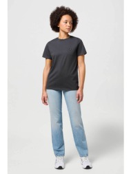 wrangler® γυναικείο τζιν παντελόνι με logo patch πίσω straight fit `sunset - stuntman` - 112350733 d