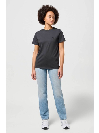 wrangler® γυναικείο τζιν παντελόνι με logo patch πίσω