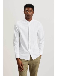 ted baker ανδρικό πουκάμισο με μάο γιακά - 274584 λευκό