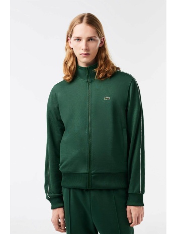 lacoste ανδρική ζακέτα πικέ με λογότυπο - sh1457 πράσινο σε προσφορά