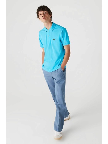 lacoste ανδρική πόλο μπλούζα με κεντημένο λογότυπο - l1212