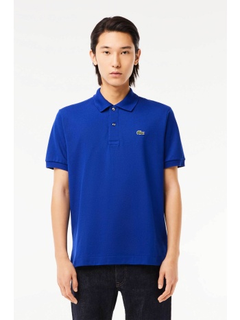 lacoste ανδρική πόλο μπλούζα με κεντημένο λογότυπο - l1212