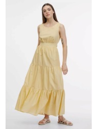 orsay γυναικείο maxi φόρεμα μονόχρωμο βαμβακερό με τσέπες και άνοιγμα στην πλάτη - 1000467-x13-0822 