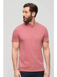 superdry ανδρικό μονόχρωμο t-shirt relaxed fit - m1011888a ροζ
