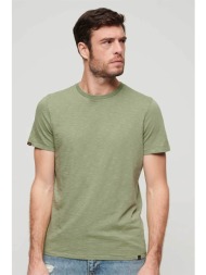 superdry ανδρικό μονόχρωμο t-shirt relaxed fit - m1011888a πράσινο