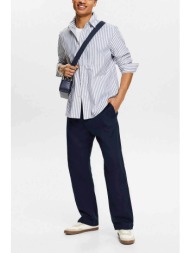 esprit ανδρικό παντελόνι από βαμβάκι και λινάρι straight fit (34l) - 034ee2b302 μπλε σκούρο