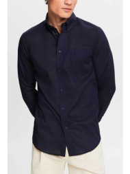 esprit ανδρικό πουκάμισο button down regular fit - 044ee2f302 μπλε σκούρο