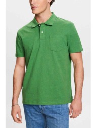 esprit ανδρική κοντομάνικη πόλο μπλούζα με τσέπη regular fit - 044ee2k318 πράσινο