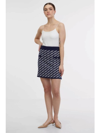 orsay γυναικεία mini φούστα με all-over monogram print και
