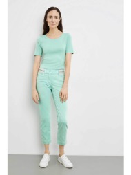 gerry weber γυναικείο τζιν παντελόνι πεντάτσεπο cropped - 222028-66891 πράσινο