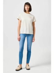 wrangler® γυναικείο τζιν παντελόνι ψηλόμεσο `skinny in true enough` - 112351061 denim blue σκούρο