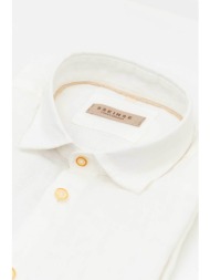 sseinse ανδρικό λινό πουκάμισο - ce911ss 124 λευκό