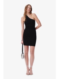 iro γυναικείο mini φόρεμα με έναν ώμο - wm33tuzal μαύρο