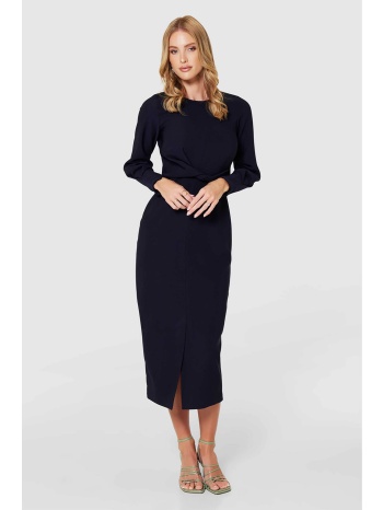 closet london γυναικείο midi φόρεμα pencil - d10098 μπλε σε προσφορά