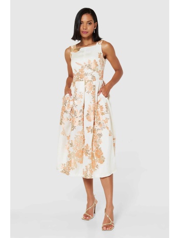 closet london γυναικείο midi φόρεμα με floral print σε α σε προσφορά