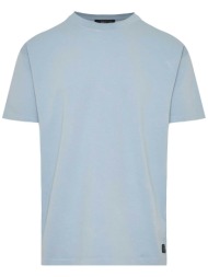 dirty laundry ανδρικό t-shirt reglan regular fit - dlmt000569 μπλε ανοιχτό