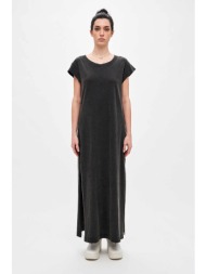 dirty laundry γυναικείο maxi φόρεμα με side slits regular fit - dlwd000027 μαύρο