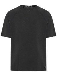 dirty laundry ανδρικό μονόχρωμο t-shirt με reglan μανίκια regular fit - dlmt000564 μαύρο