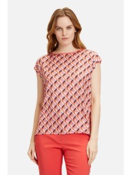 betty barclay γυναικεία μπλούζα με all-over γεωμετρικό print - 2046/2553 πολύχρωμο