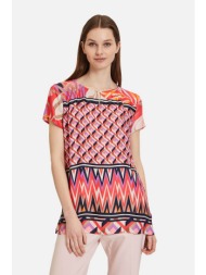 betty barclay γυναικεία μπλούζα με all-over γεωμετρικό print - 8679/2519 πολύχρωμο