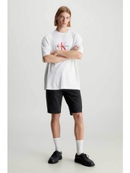 ck jeans ανδρική βερμούδα denim regular fit - j30j325311 γκρι