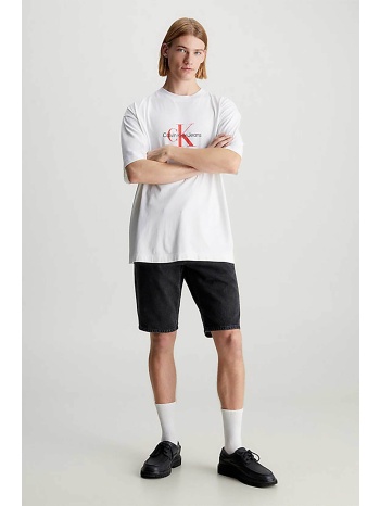 ck jeans ανδρική βερμούδα denim regular fit - j30j325311