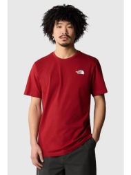 the north face ανδρικό t-shirt `redbox` - nf0a87nppoj1 κόκκινο