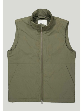 nn.07 ανδρικό αμάνικο μπουφάν μονόχρωμο με τσέπες μπροστά