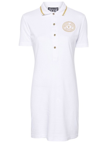 versace jeans couture γυναικείο mini φόρεμα μονόχρωμο με σε προσφορά