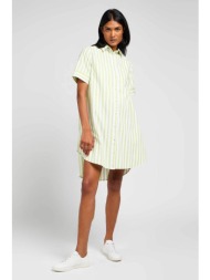 lee® γυναικείο mini φόρεμα σεμιζιέ με ριγέ σχέδιο a-line - 112350273 πράσινο lime