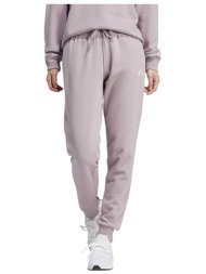 adidas γυναικείο παντελόνι φόρμας regular fit `essentials linear french terry cuffed` - is2105 ροζ