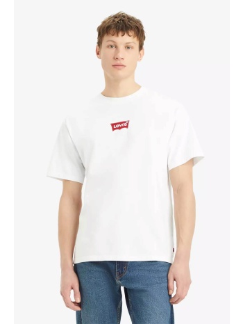 levi`s® ανδρικό t-shirt βαμβακερό μονόχρωμο με contrast