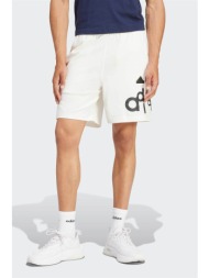 adidas ανδρικό σορτς με graphic logo regular fit - is2000 λευκό