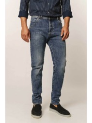 edward jeans ανδρικό τζιν παντελόνι με ξεβάμματα και φθορές tapered fit `sagen-v` - mp-d-jns-s24-022