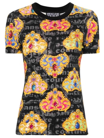 versace jeans couture γυναικείο t-shirt βαμβακερό με σε προσφορά