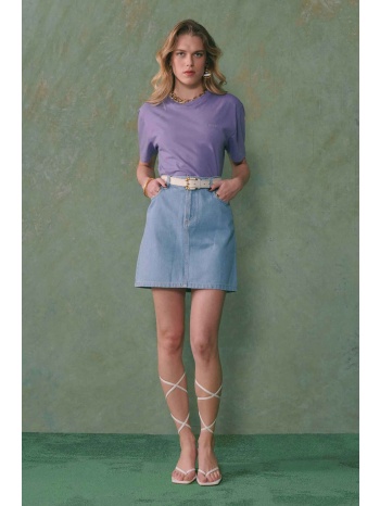 maison labiche γυναικεία mini φούστα denim πεντάτσεπη σε προσφορά
